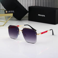 Gold Thin Frame Sunglasses H0858