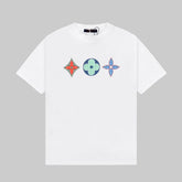 L's Three Jacquards Print T-shirt