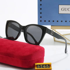 Square Round Frame Sunglasses 3765