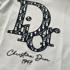 D's logo + "1947" embroidered T-shirt