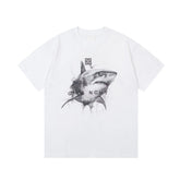G's Shark print logo T-shirt