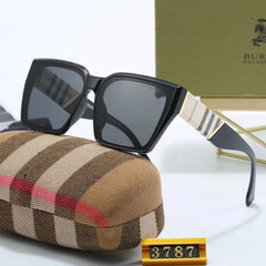 Classic Checkered Square Sunglasses 3787