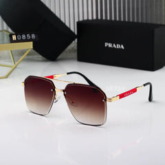 Gold Thin Frame Sunglasses H0858