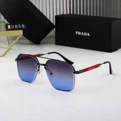 Gold Thin Frame Sunglasses H0858