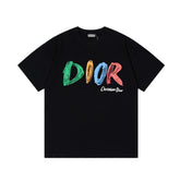 D's logo printing art graffiti style T-shirt