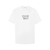 D's "1947" 2024 new high-end casual printed T-shirt