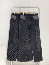 L's Cutting Logo Patterns Pants