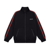 C's Two Red Lines On The Sleeves Jacket