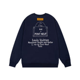 L's Alphabet Print Sweatshirt (Blue)
