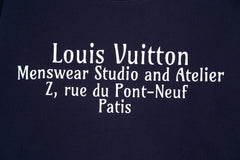 L's Alphabet Print Sweatshirt (Blue)