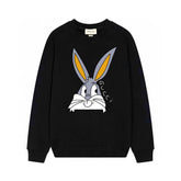 G's Bunny Cartton Rabbit Head Print Sweatshirt