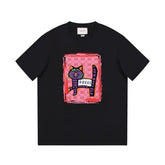 Cat Print T-Shirt