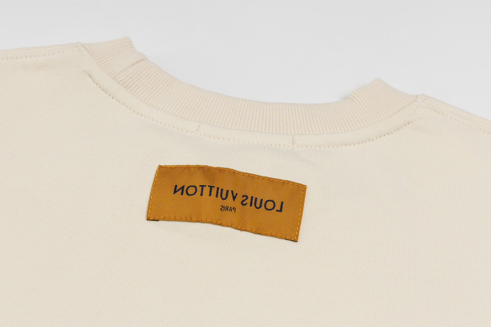 Printed logo tri-color swaetshirt