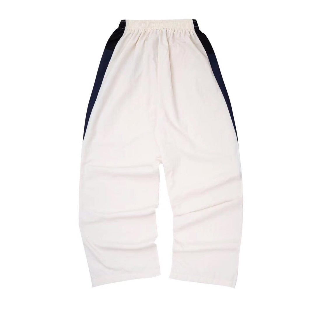 B's Nylon feature breathable fabric Latitude and longitude three-line blended pants