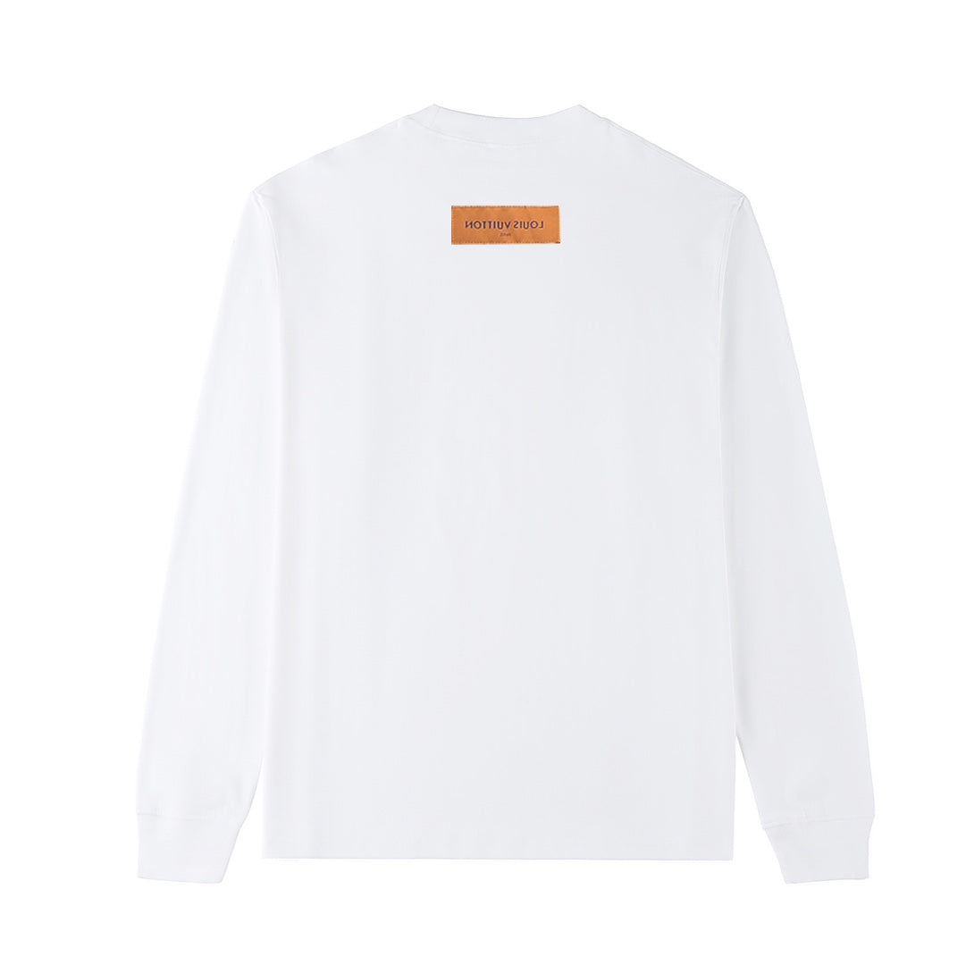 L's graphic logo double cotton sweatshirt