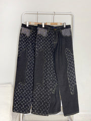 L's Cutting Logo Patterns Pants