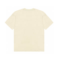 G's Yellow Cartoon Eating Honey Bear Print T-Shirt